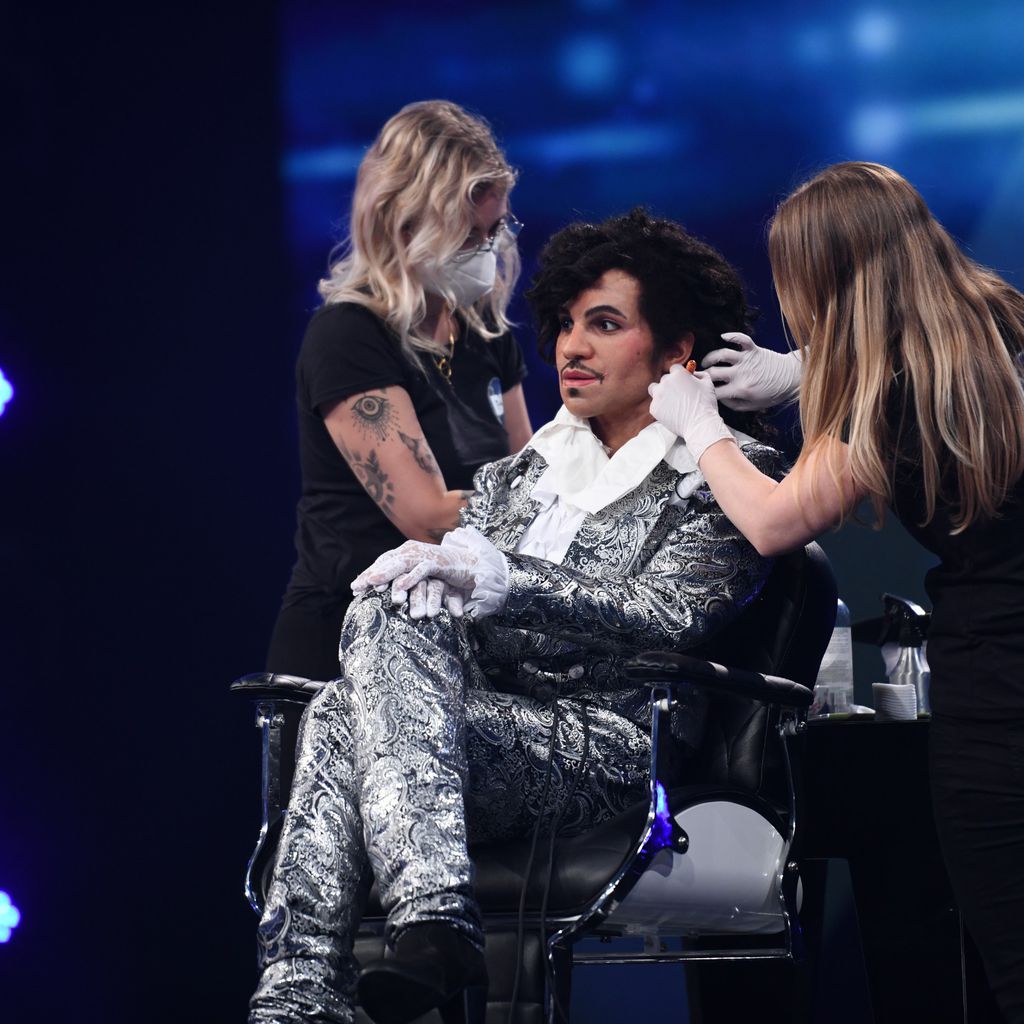 Prince Damien als Sänger Prince bei "Big Performance"