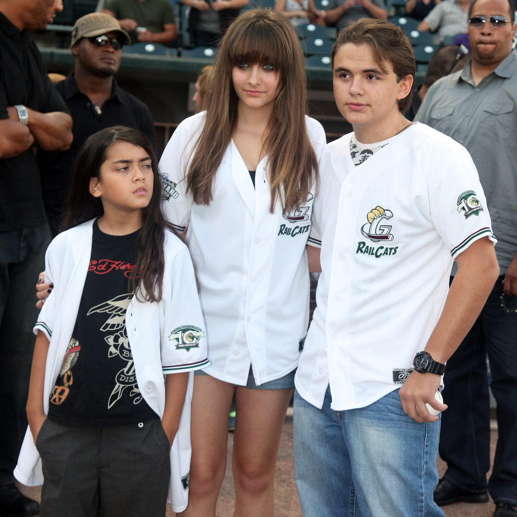 Blanket, Paris und Prince Jackson im Jahr 2012