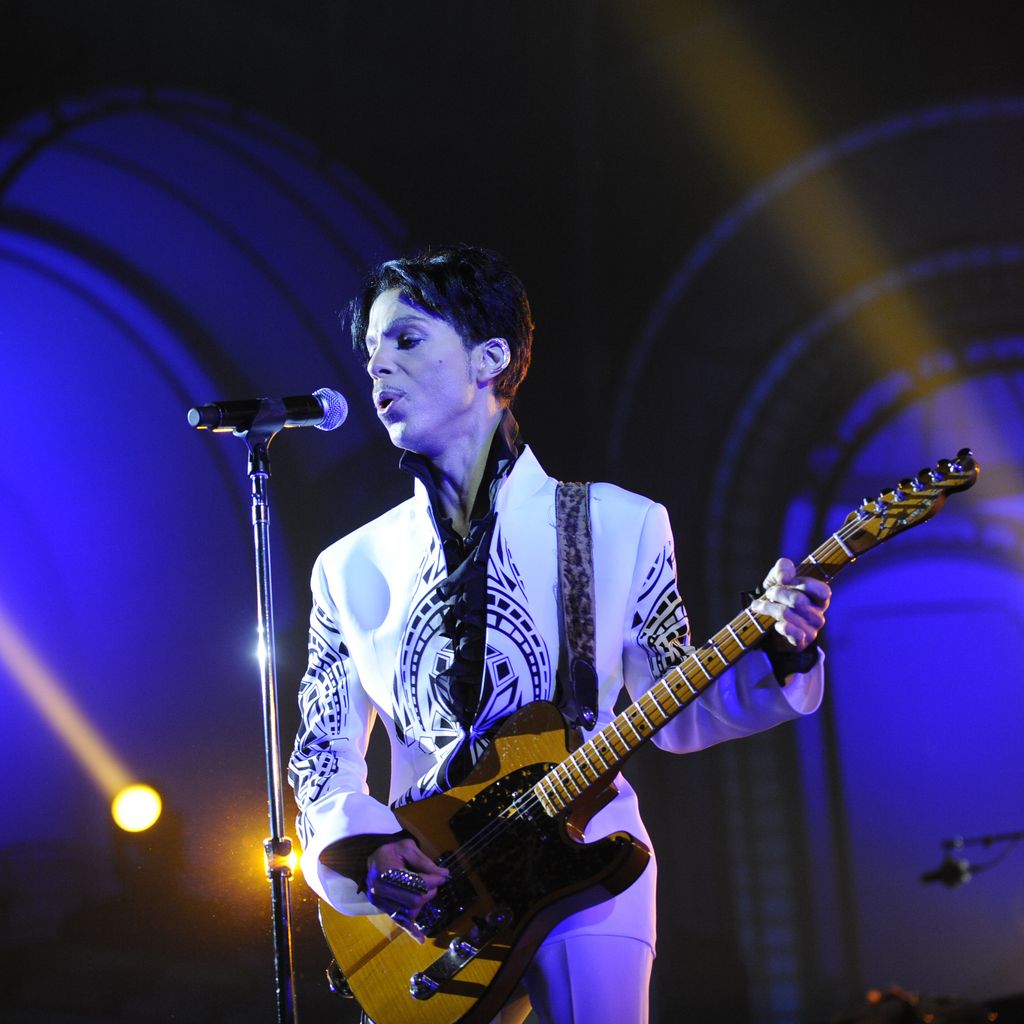 Prince bei einem Auftritt im Grand Palais in Paris