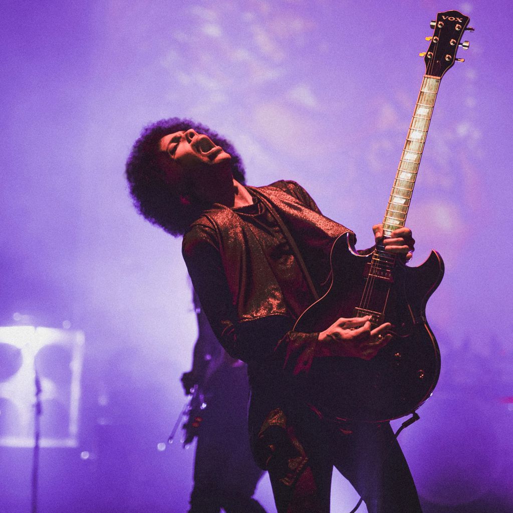 Prince bei einem Auftritt im Warmer Theatre, 2014