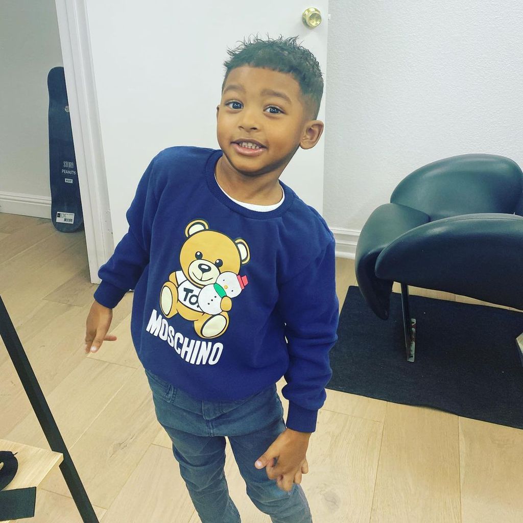 Tristan Thompsons Sohn Prince