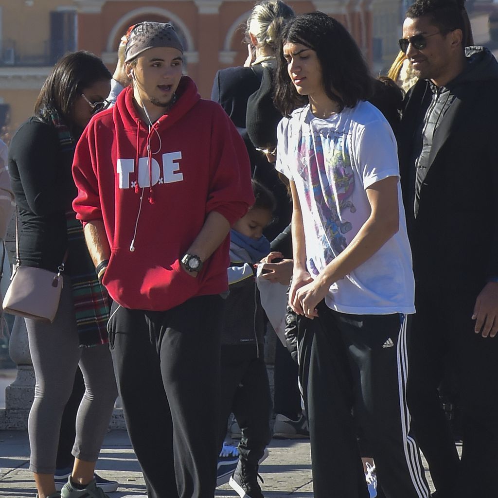 Prince und Blanket Jackson in Rom, Dezember 2019