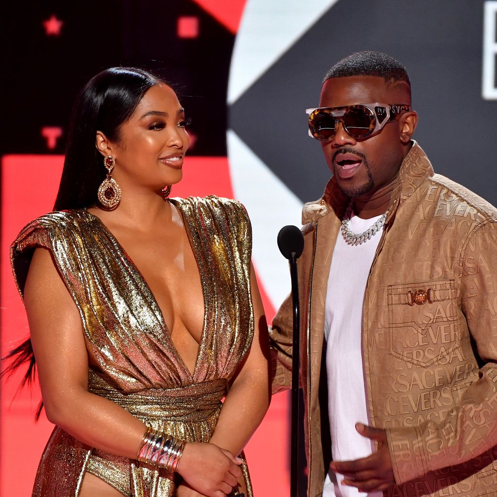 Princess Love und Ray J während der BET Awards in LA 2023