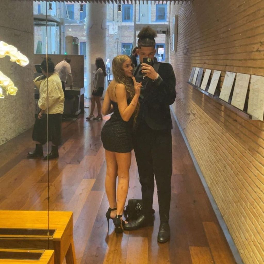 Princess Tiaamii mit ihrem Freund im Juni 2023