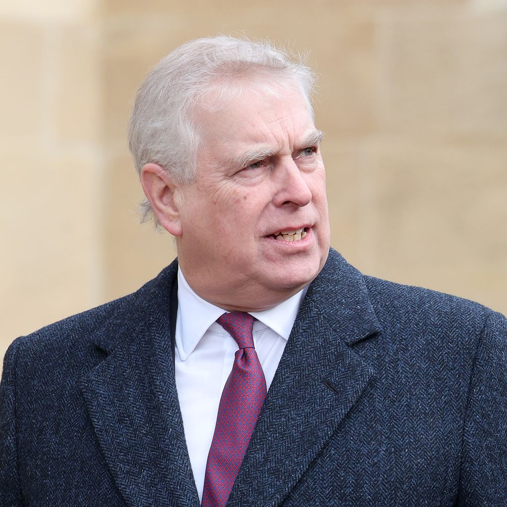 Prinz Andrew im Februar 2024