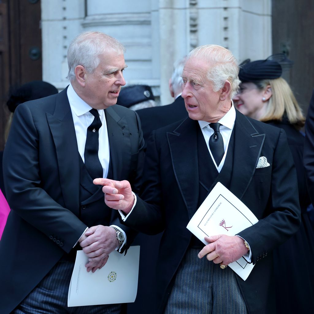 Prinz Andrew und König Charles III., September 2025
