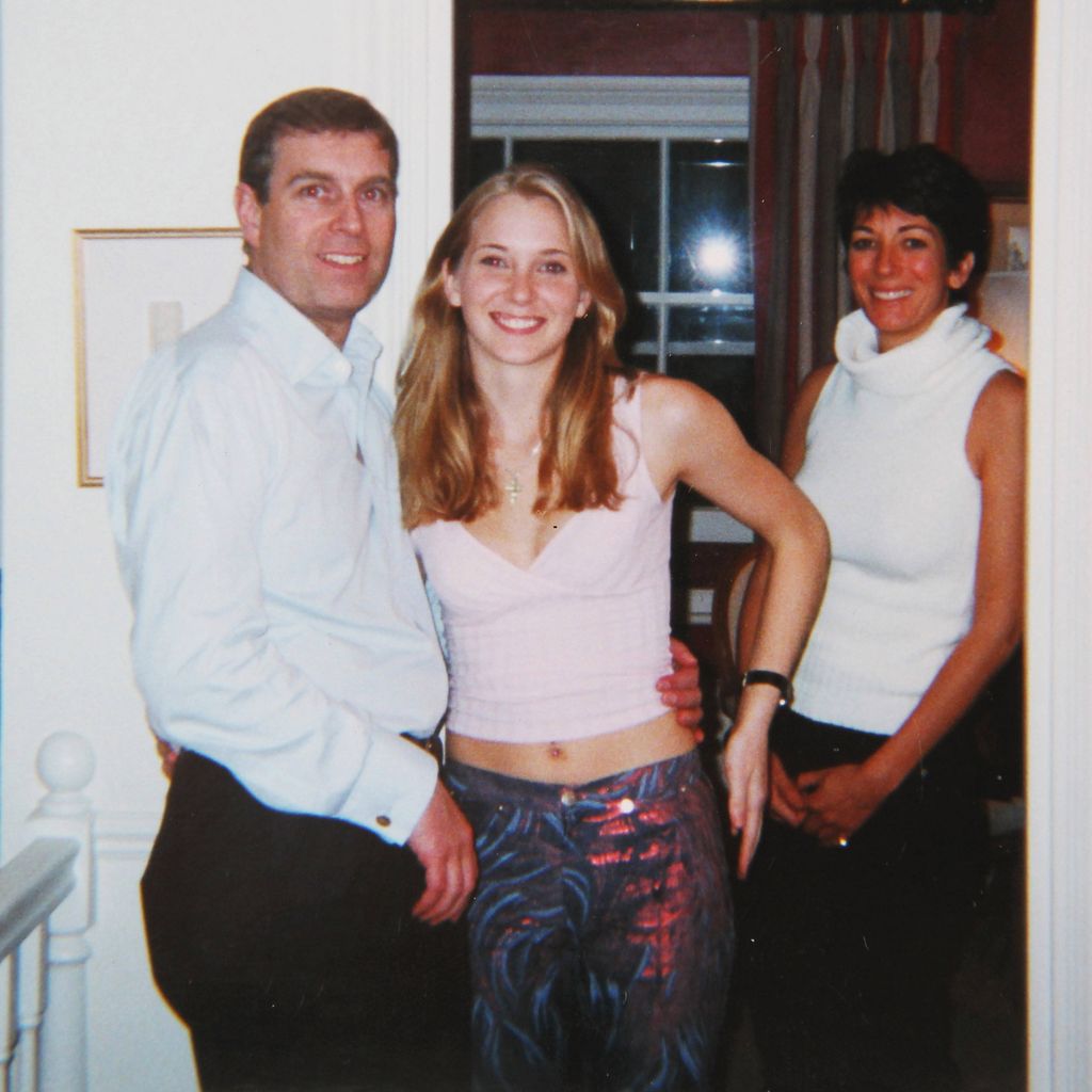 Prinz Andrew, Virginia Giuffre und Ghislaine Maxwell, 2001