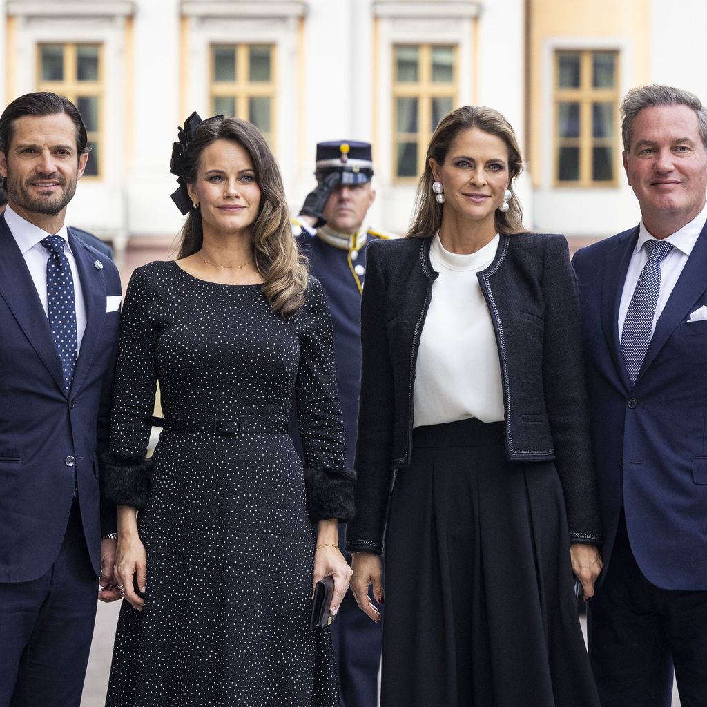 Prinz Carl Philip, Prinzessin Sofia, Prinzessin Madeleine und Chris O'Neill