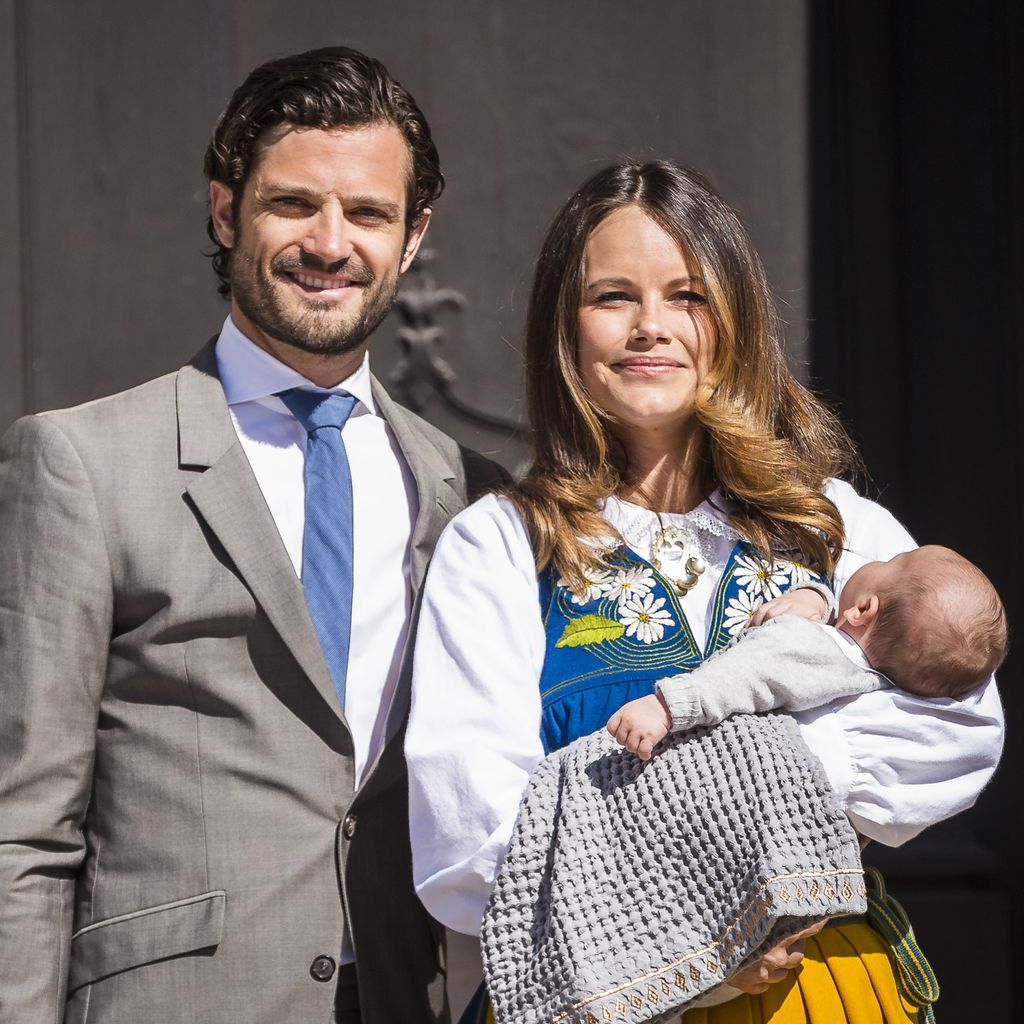 Prinz Carl Philip und Sofia mit ihrem Sohn Alexander, 2016