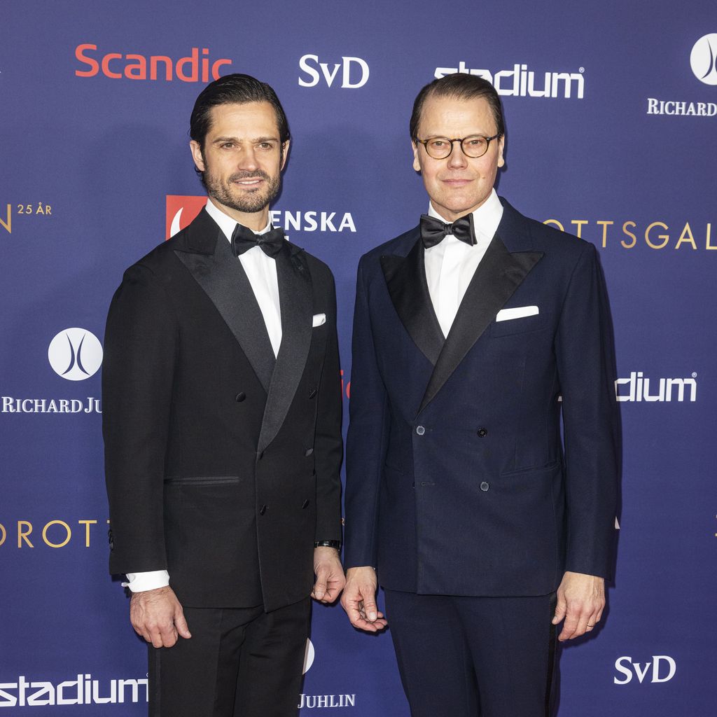 Prinz Carl Philip von Schweden und Prinz Daniel von Schweden bei der Sportgala "Idrottsgalan" 2024