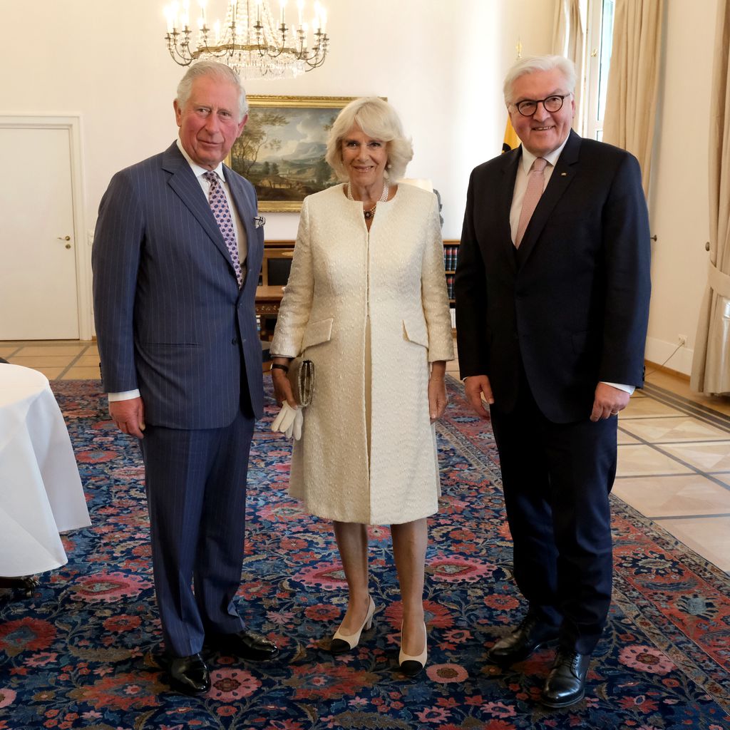 Prinz Charles, Herzogin Camilla und Frank-Walter Steinmeier im Mai 2019 in Berlin