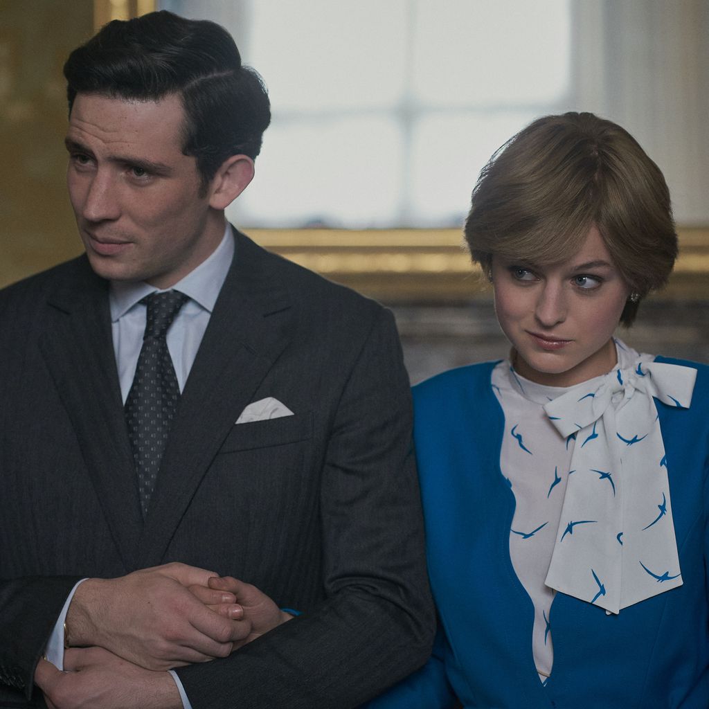 Prinz Charles (Josh O'Connor) und Prinzessin Diana (Emma Corrin) in "The Crown"