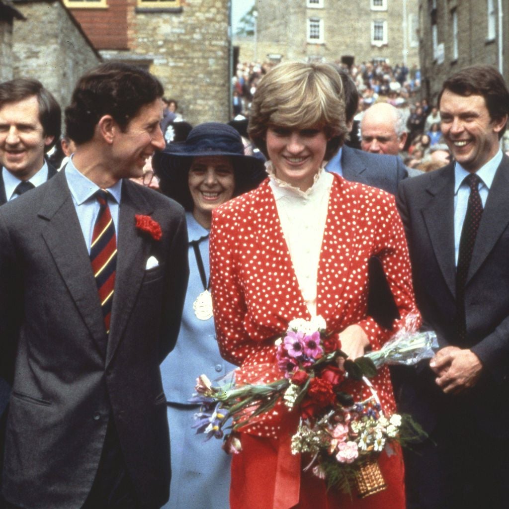 Prinz Charles und Lady Diana Spencer besuchen Tetbury am 22. Mai 1981