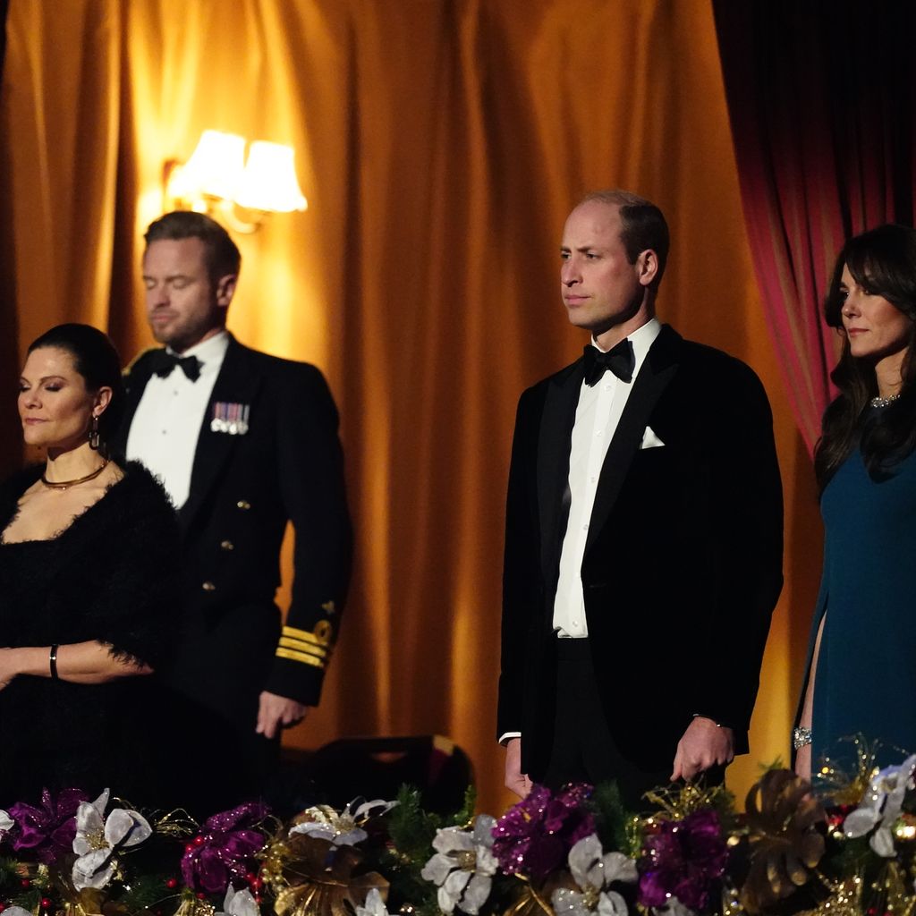 Prinz Daniel, Kronprinzessin Victoria, Prinz William und Prinzessin Kate, 2023