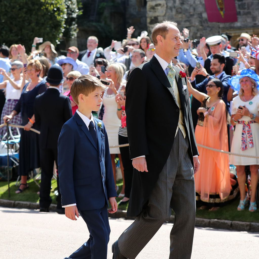 Prinz Edward mit seinem Sohn James im Mai 2019