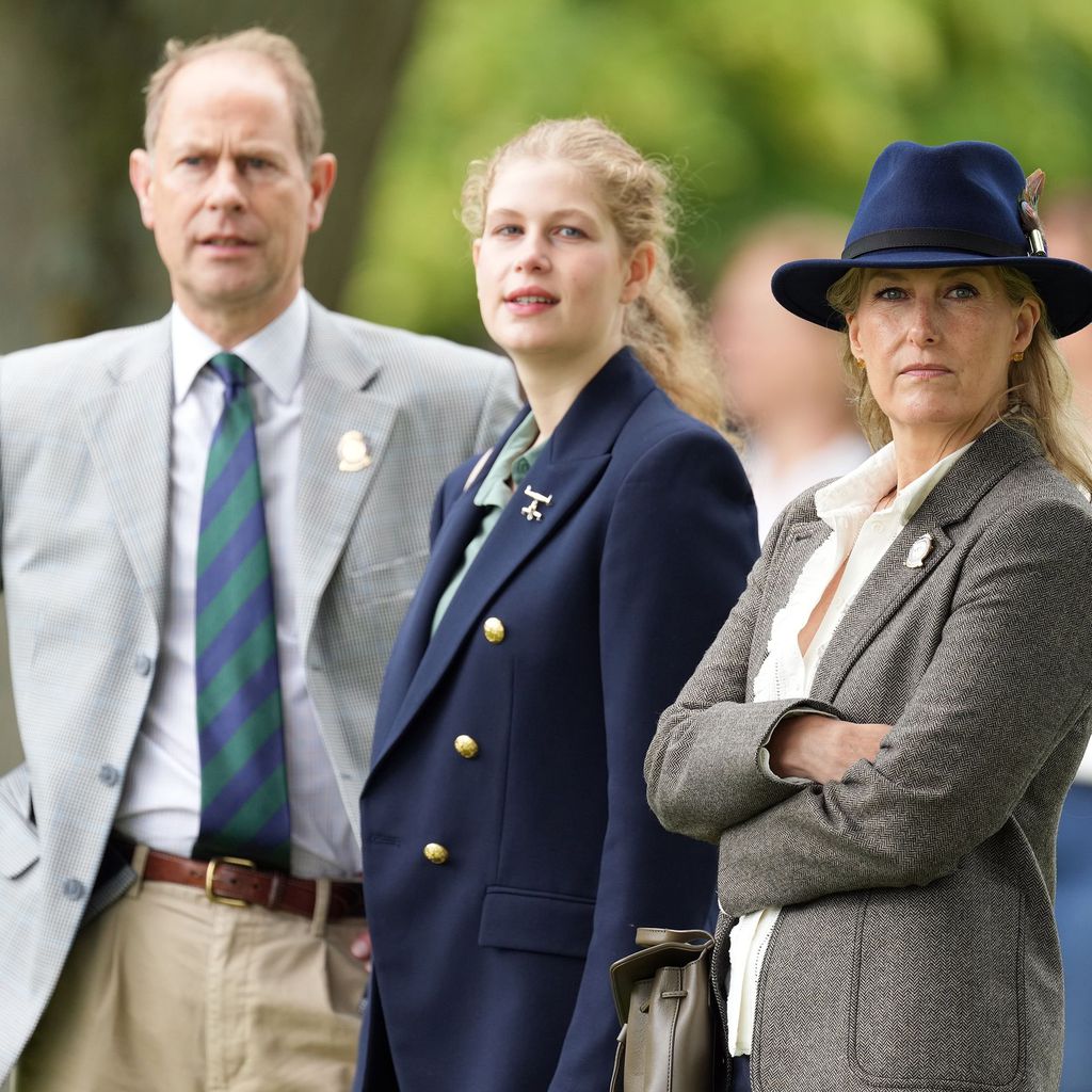 Prinz Edward, Lady Louise und Herzogin Sophie bei der Royal Windsor Horse Show im Juli 2021