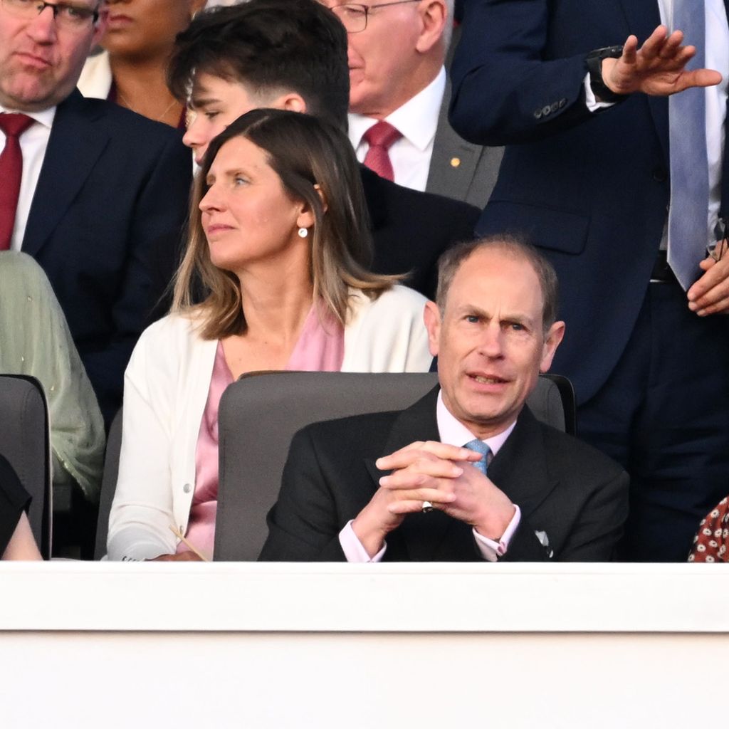 Prinz Edward und Lady Louise Windsor beim Krönungskonzert