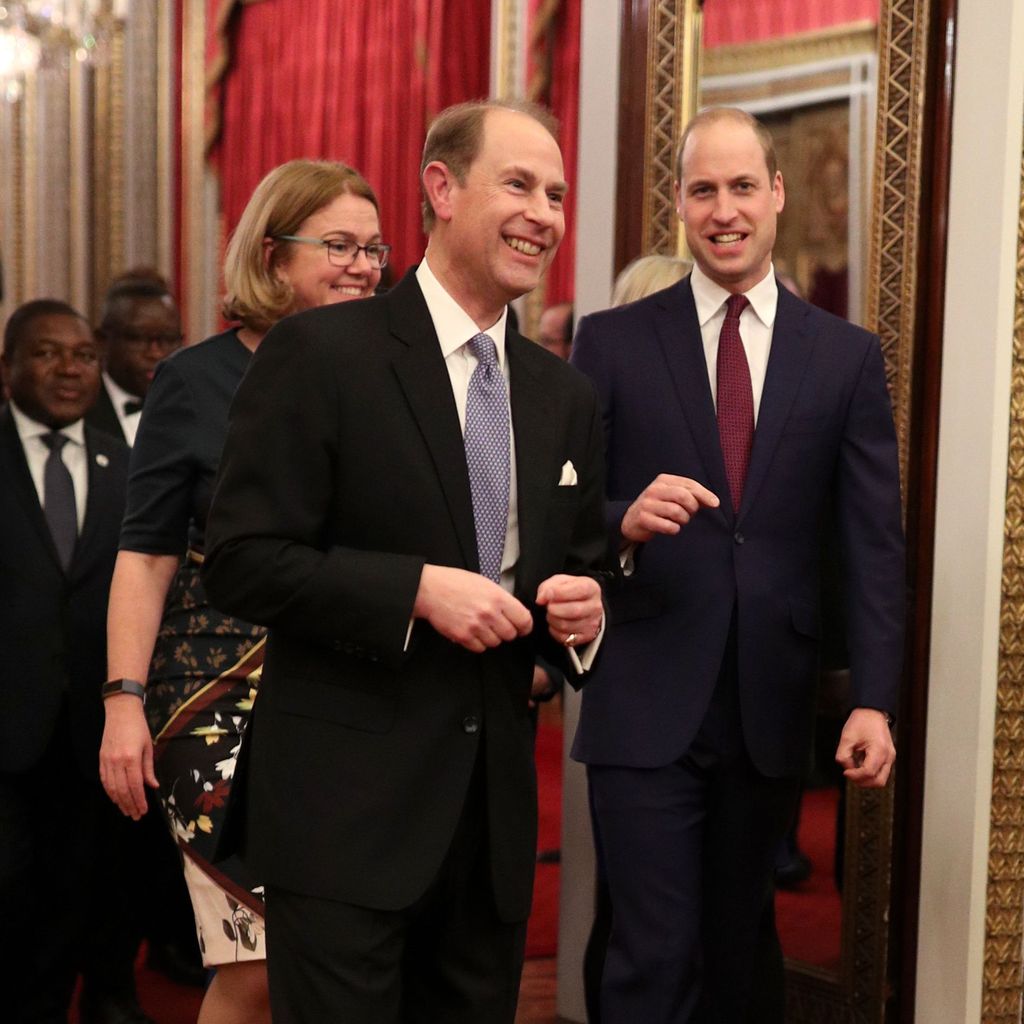 Prinz Edward und Prinz William, Januar 2020