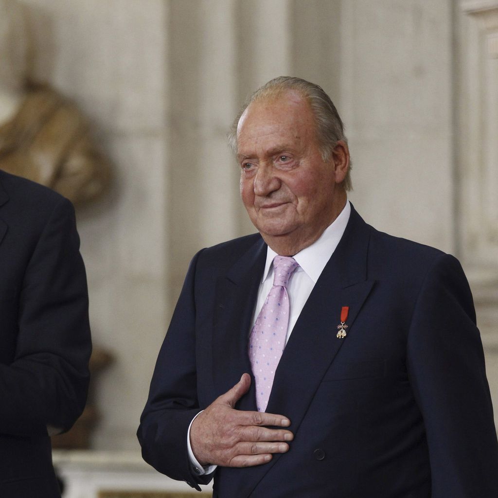 Prinz Felipe mit seinem Vater Juan Carlos