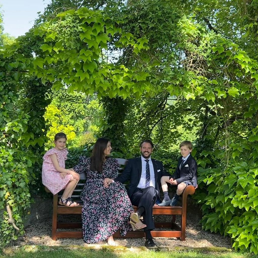 Prinz Félix von Luxemburg und seine Familie im Juli 2023