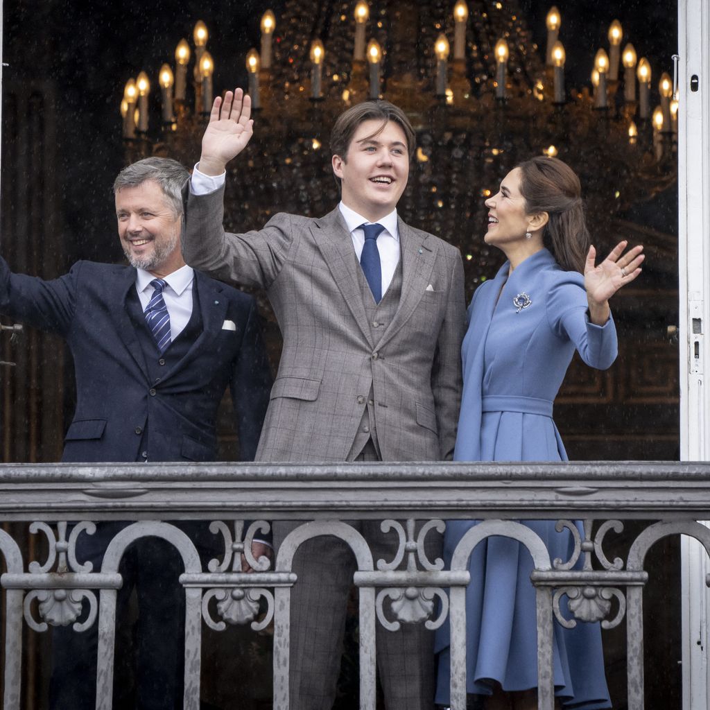 Prinz Frederik, Prinz Christian und Prinzessin Mary im Oktober 2023