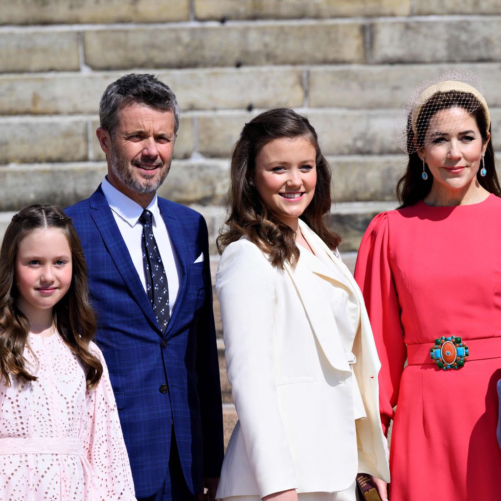 Prinz Frederik und Prinzessin Mary mit ihren Kindern