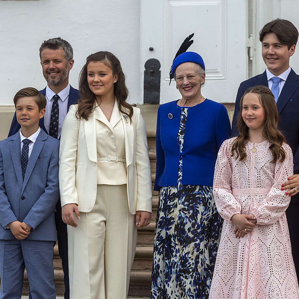 Prinz Frederik und Prinzessin Mary von Dänemark mit ihren Kindern, 2022