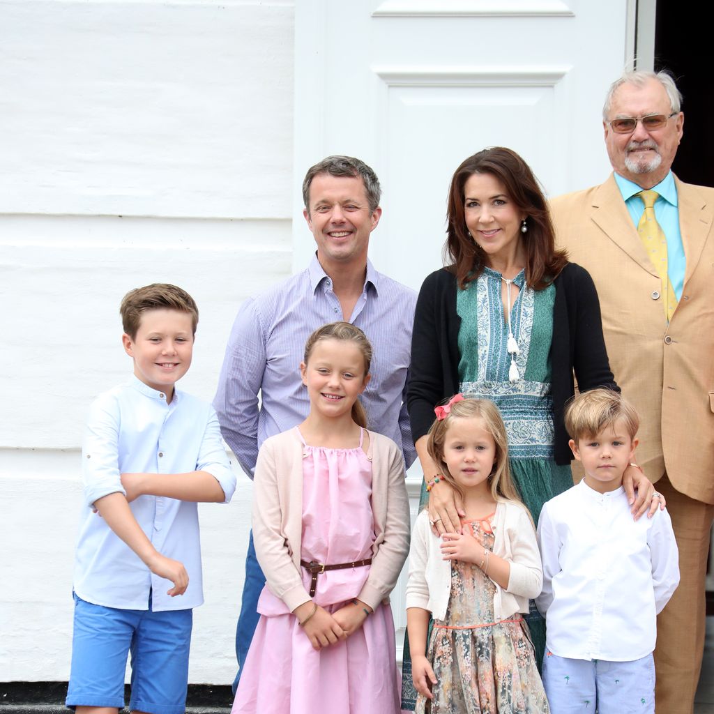 Prinz Frederik und Prinzessin Mary von Dänemark mit ihren Kindern, 2016