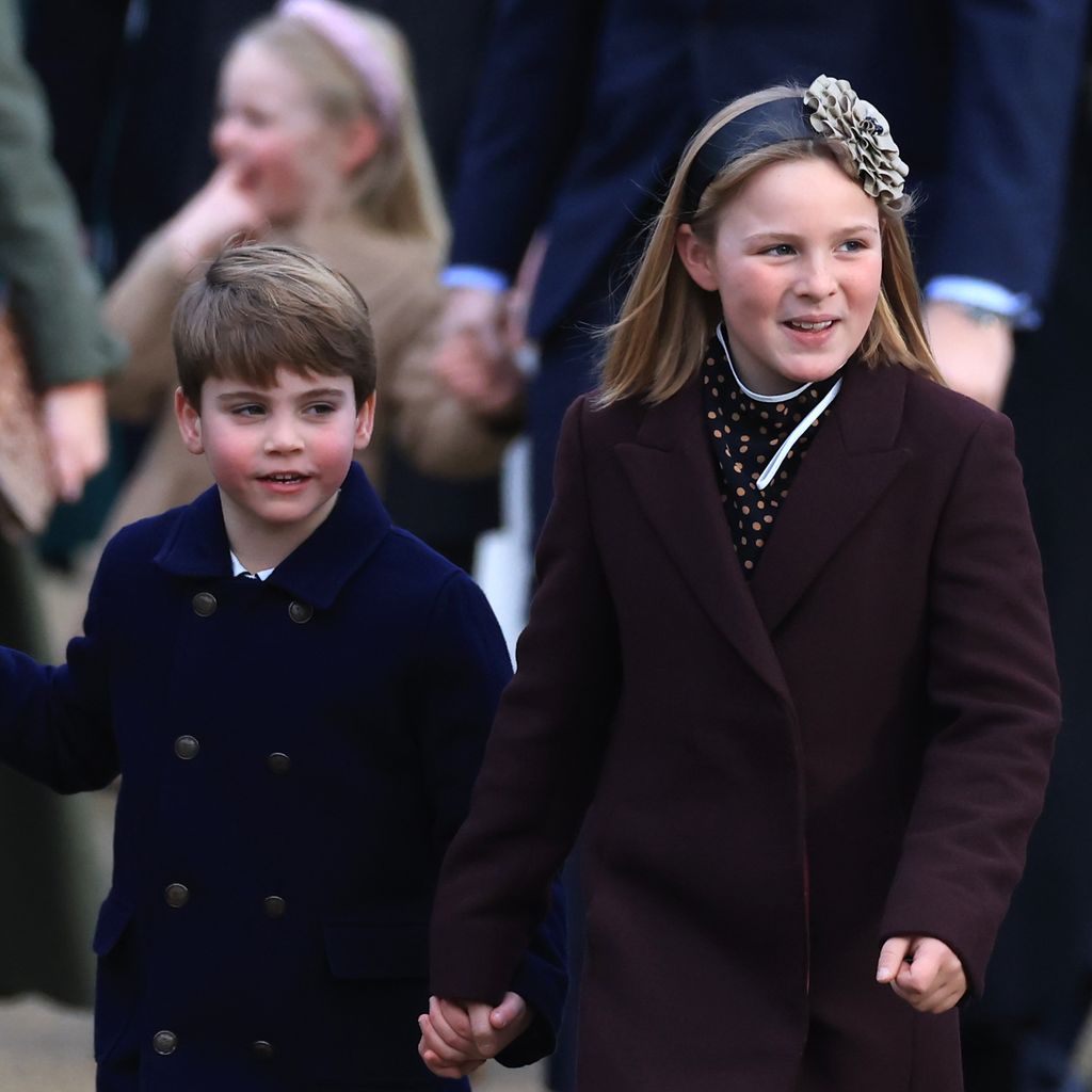 Prinz George und Mia Tindall beim Gottesdienst in Sandringham, Dezember 2025