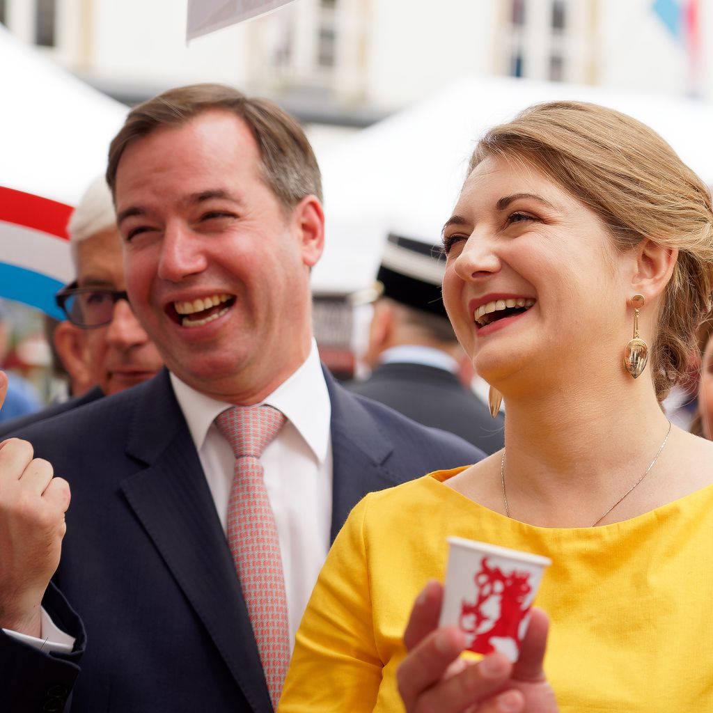 Erbgroßherzog Guillaume und Erbgroßherzogin Stéphanie im Juni 2019