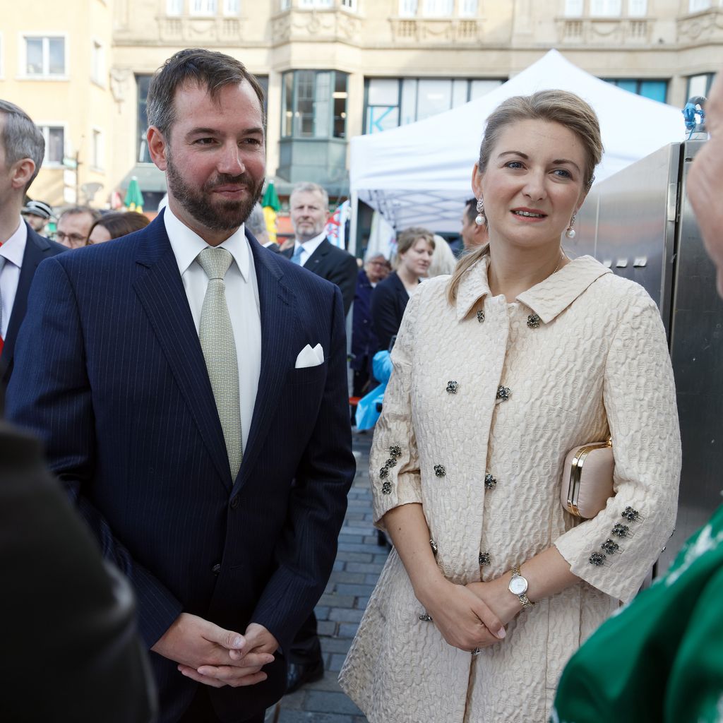 Prinz Guillaume und Erbgroßherzogin Stéphanie im Juni 2018