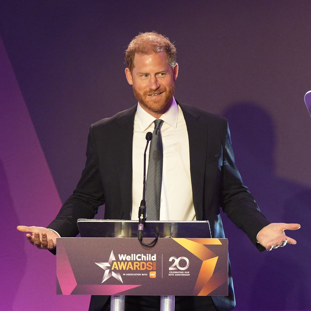 Prinz Harry spricht bei den WellChild Awards in London, 2025