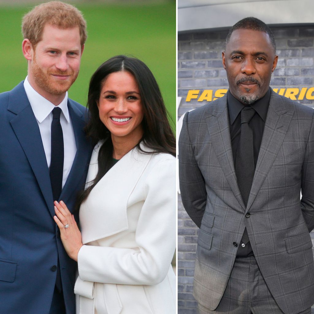 Prinz Harry, Herzogin Meghan und Idris Elba