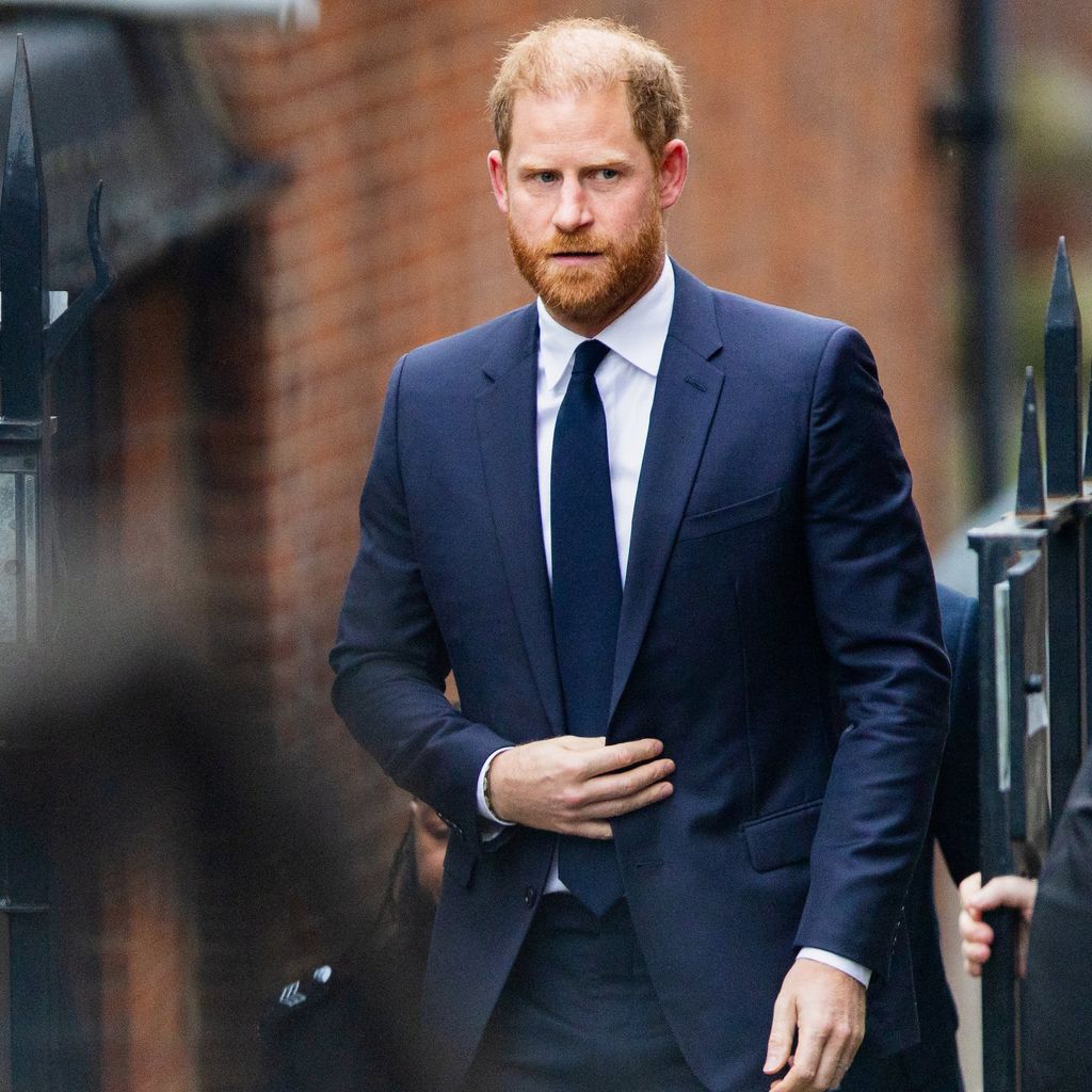 Prinz Harry trifft am High Court in London vor dem Prozess gegen Associated Newspapers ein