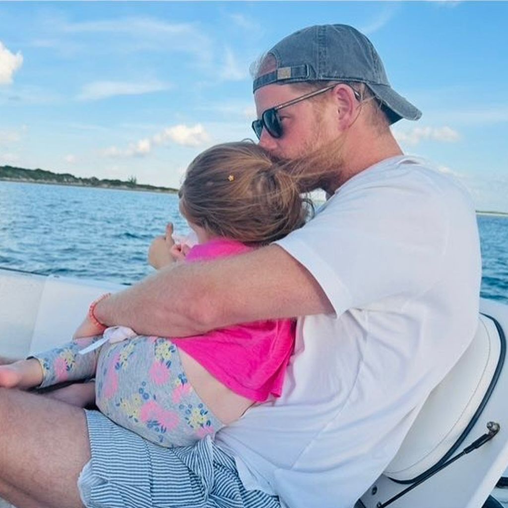 Prinz Harry mit seiner Tochter Lilibet, März 2025
