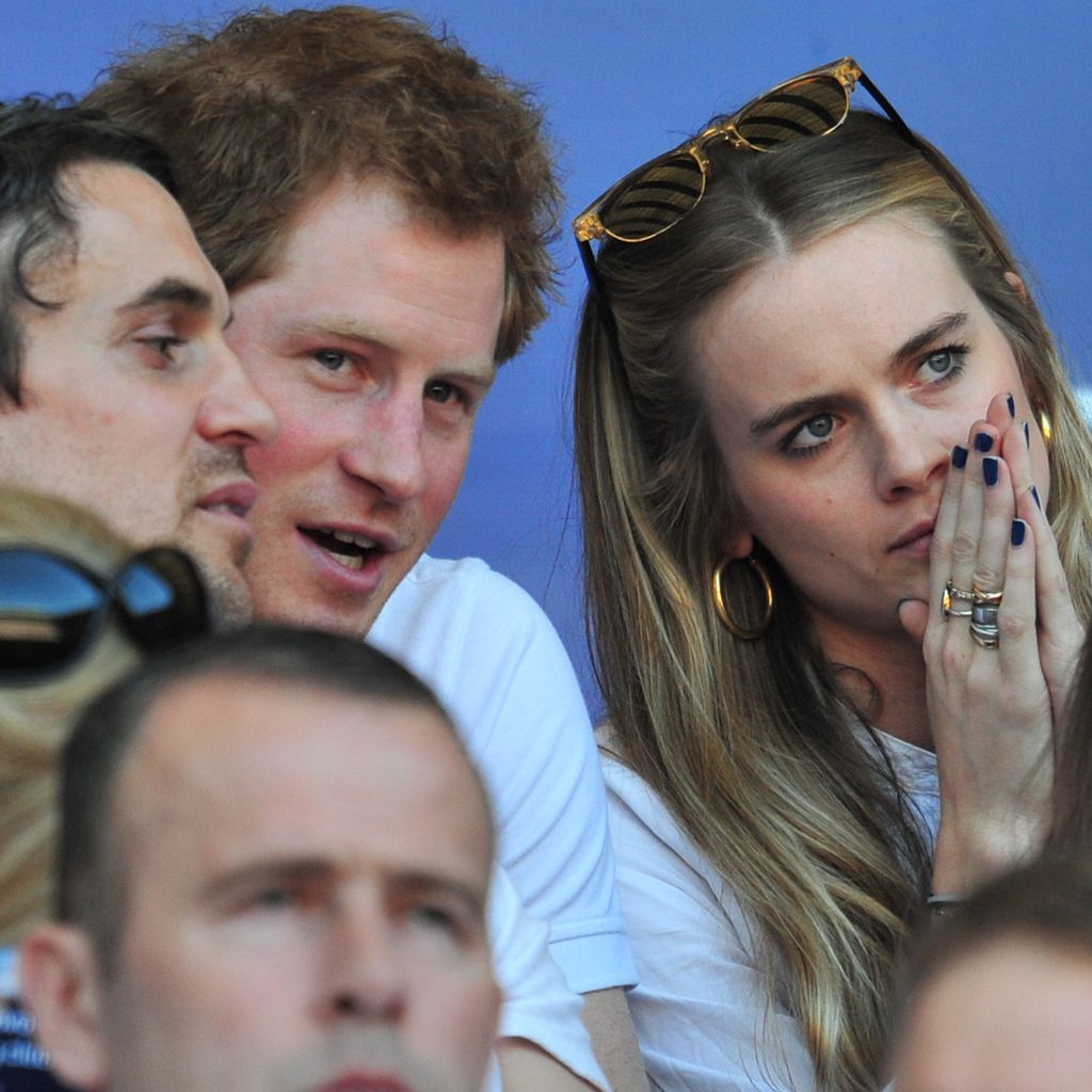 Prinz Harry und Cressida Bonas bei einem Rugbyspiel in London im März 2014