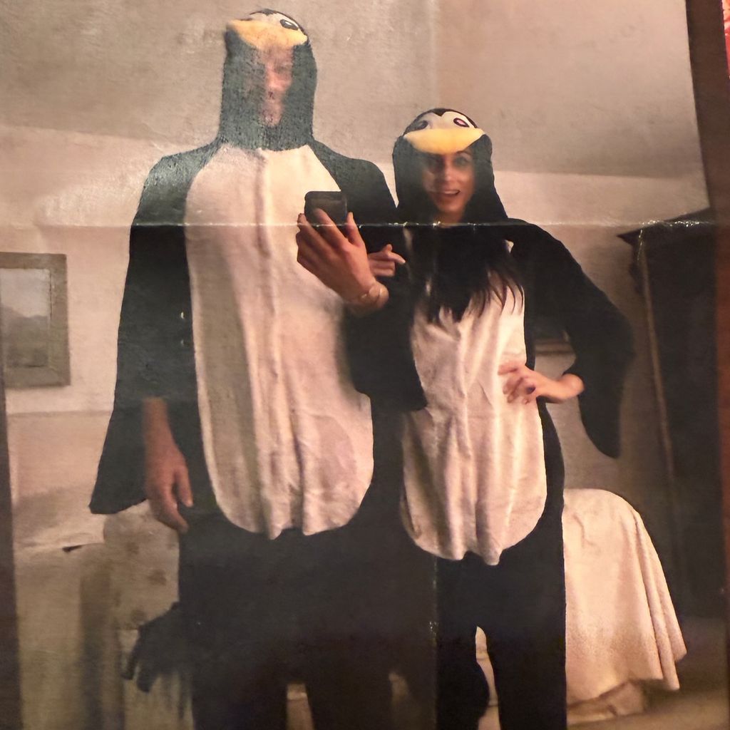 Prinz Harry und Herzogin Meghan als Pinguinpaar