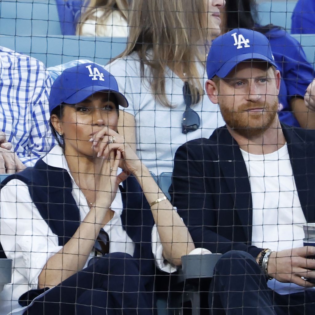 Prinz Harry und Meghan bei ihrer Date Night im Dodger Stadium in Los Angeles