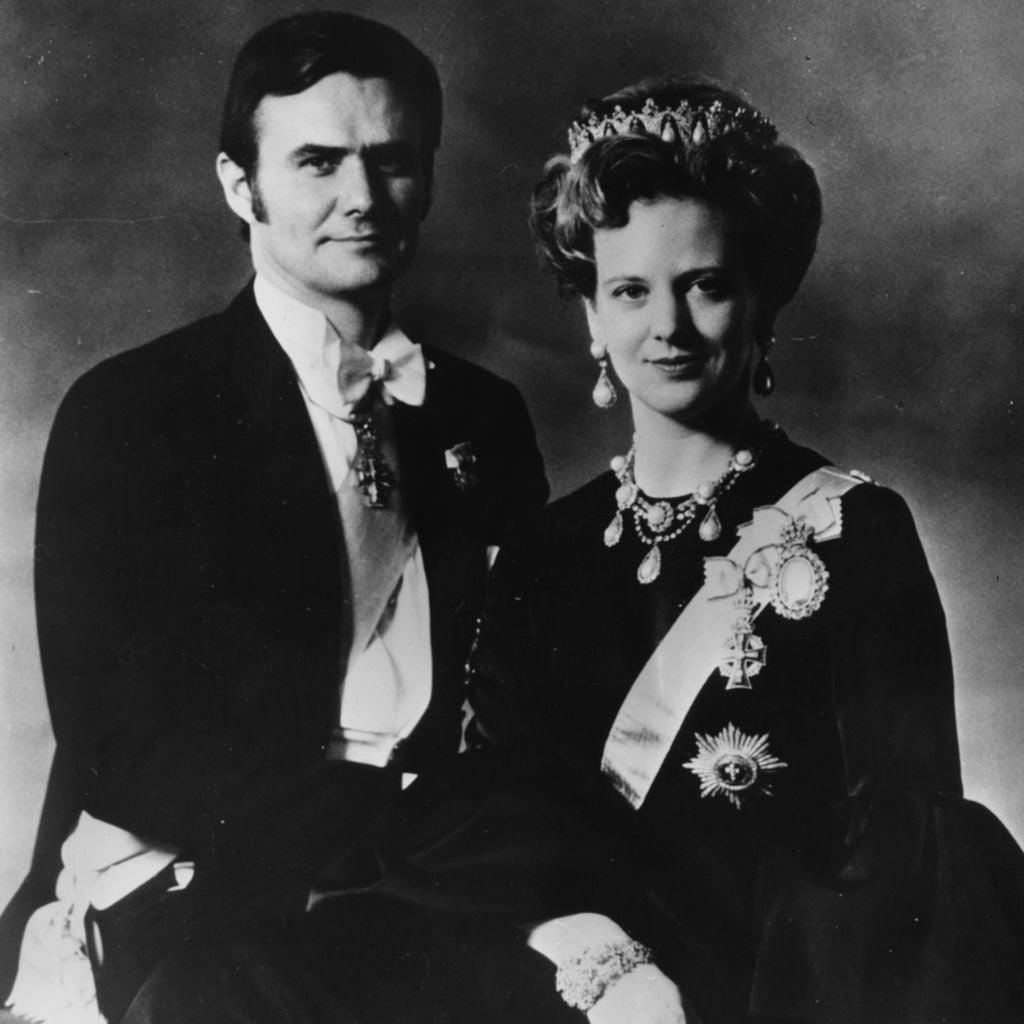 Prinz Henrik und Königin Margrethe von Dänemark im Jahr 1972