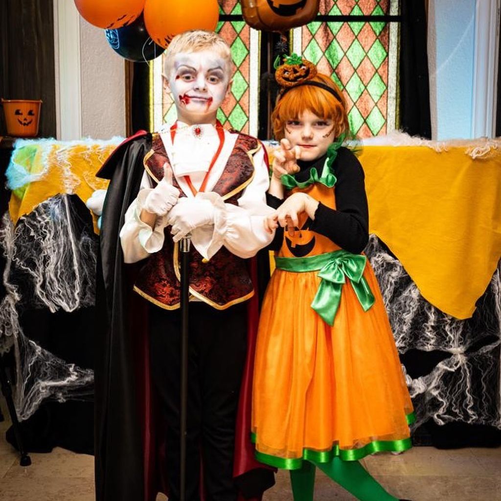 Prinz Jacques und Prinzessin Gabriella von Monaco, Halloween 2022