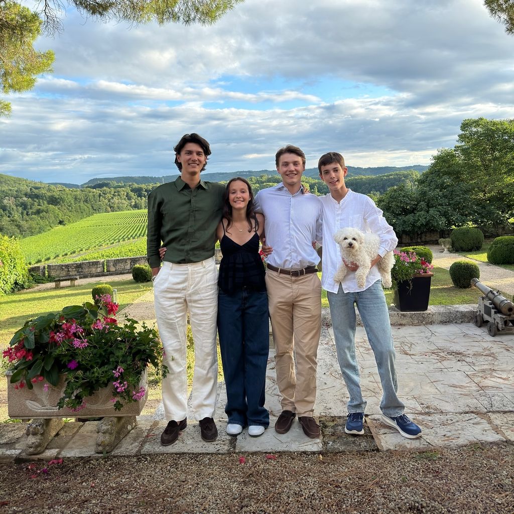 Prinz Joachims Kinder Nikolai, Athena, Felix und Henrik im Juli 2024