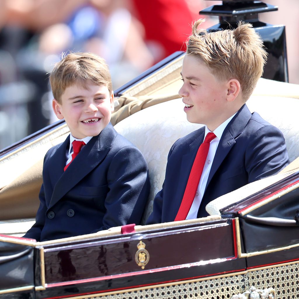 Prinz Louis und Prinz George bei Trooping the Colour 2025