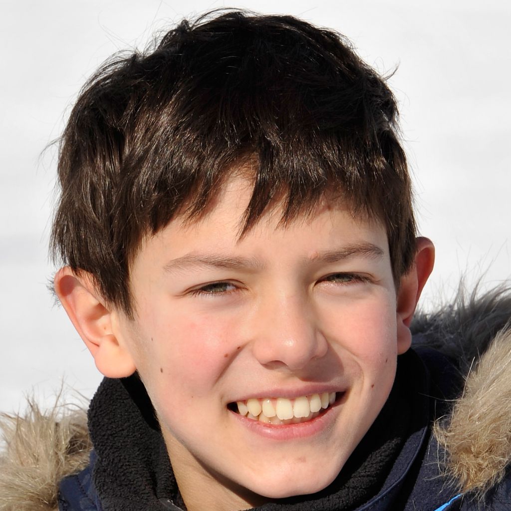 Prinz Nikolai von Dänemark bei einem Ski-Urlaub 2013 in der Schweiz