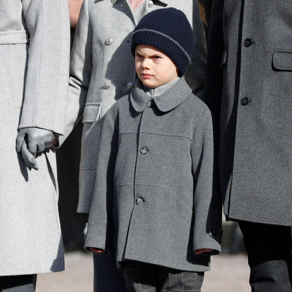 Prinz Oscar beim Namenstag von Prinzessin Victoria