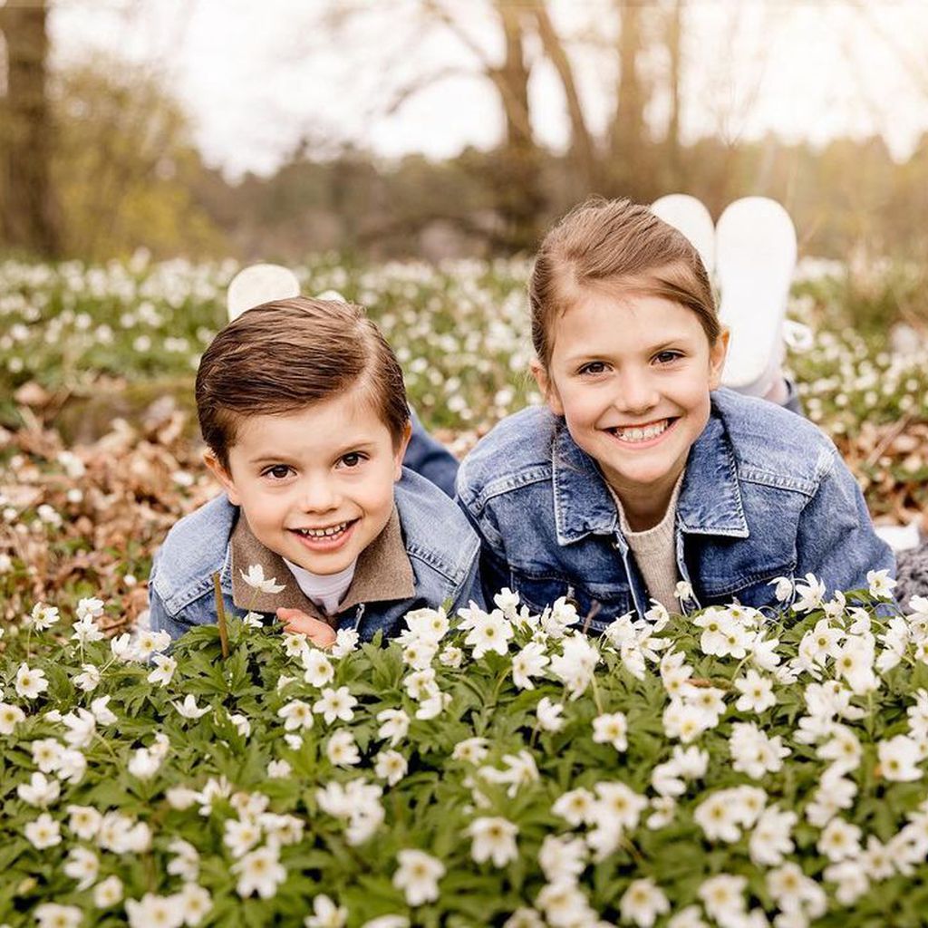 Prinz Oscar und Prinzessin Estelle