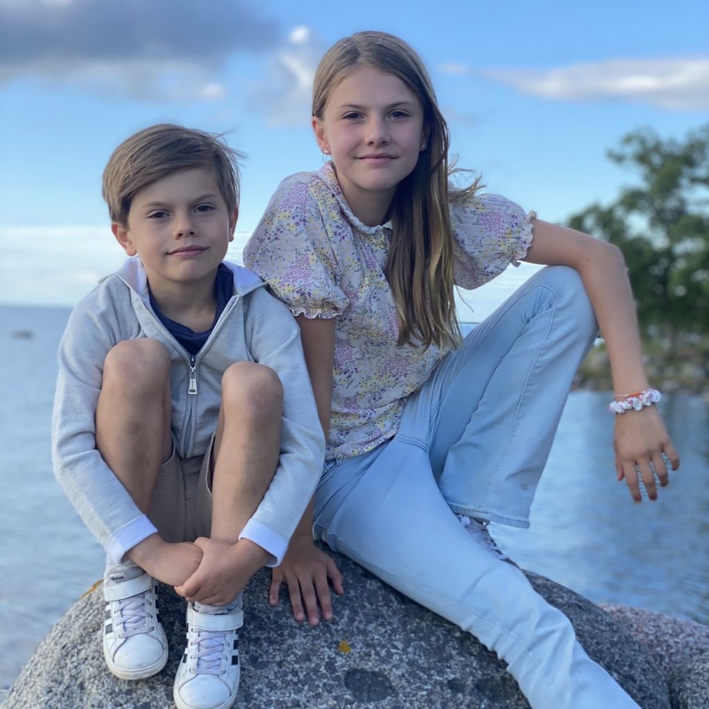 Prinz Oscar und Prinzessin Estelle im Sommer 2023