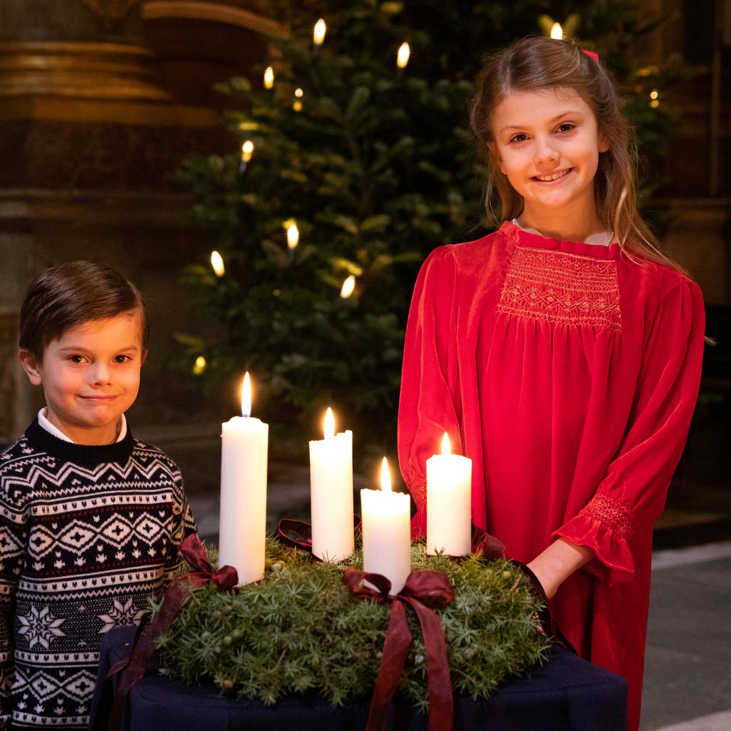 Prinz Oscar und Prinzessin Estelle