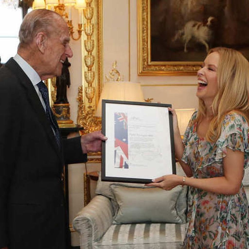 Prinz Philip und Kylie Minogue