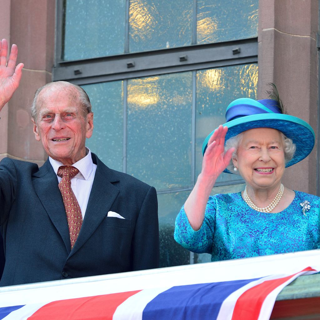 Prinz Philip und Queen Elizabeth in Frankfurt am Main 2015