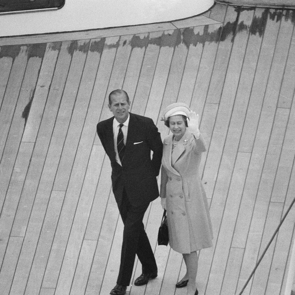 Prinz Philip und Queen Elizabeth, Juni 1977
